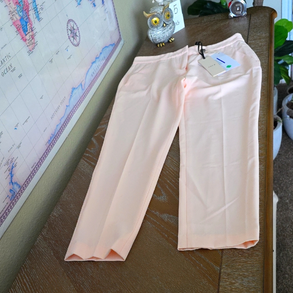 Peach Ankle-Length Women's Pants